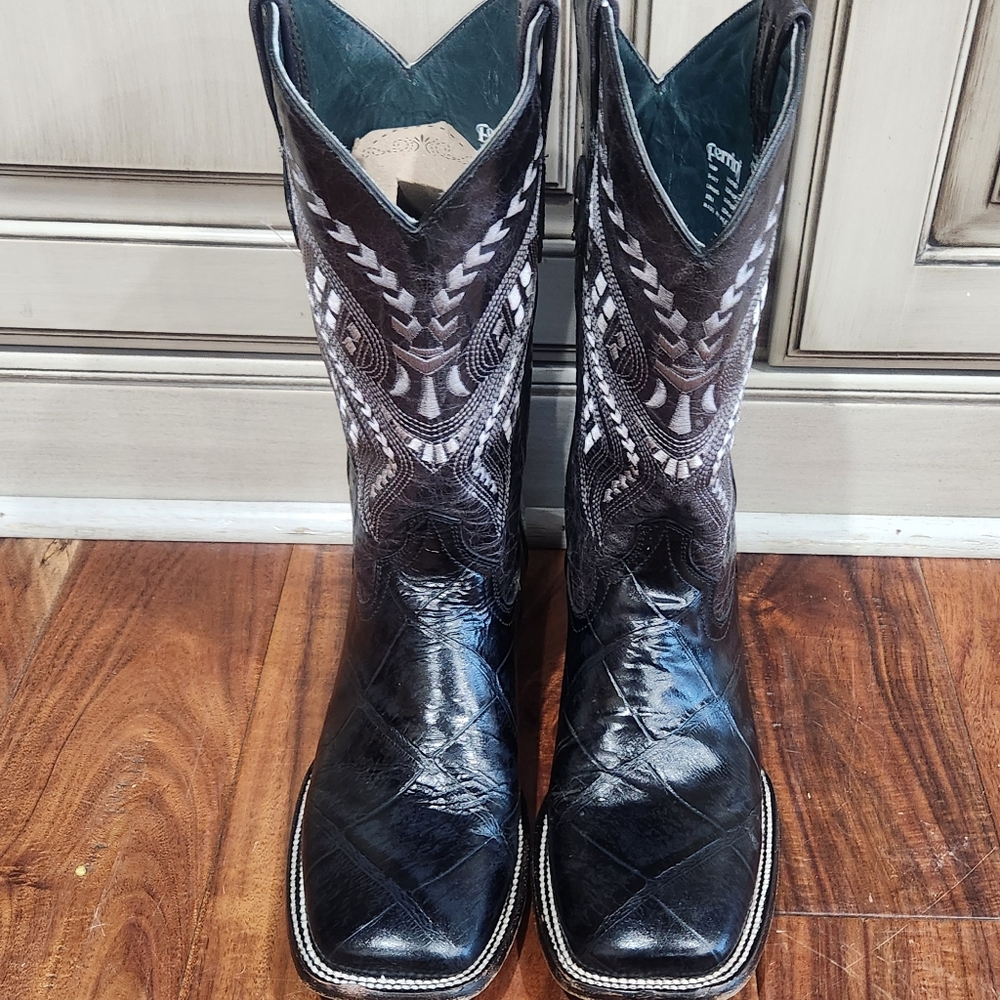 Ferrini Caiman Body Square Toe Western Boots